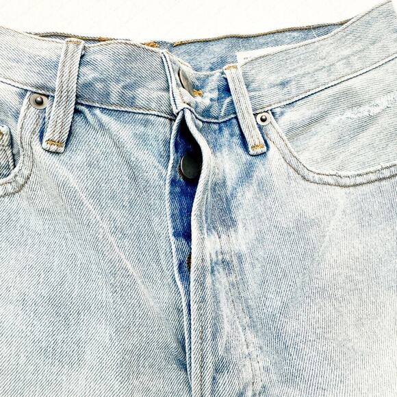 Frame Rigid Re-Release Le Original Short Light Wash Button Denim Jean SIze 29 - Picture 3 of 7